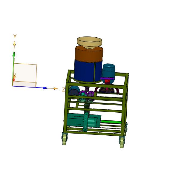 板栗剥壳机的一体化设计