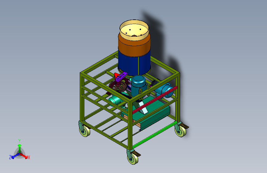 板栗剥壳机的一体化设计