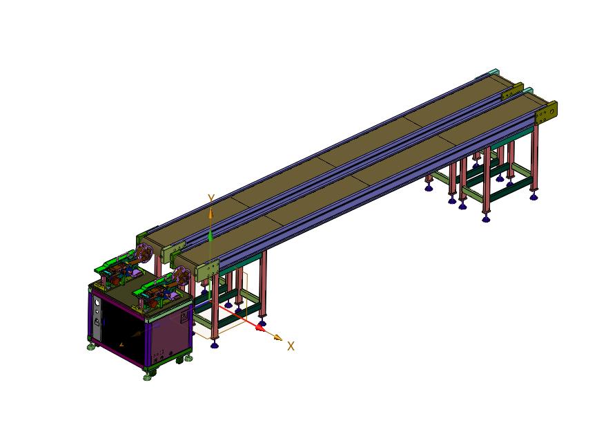产品输送贴标设备