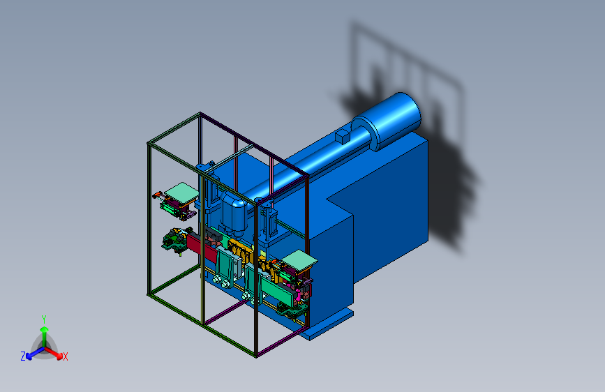 吹瓶机的裁剪夹具装置