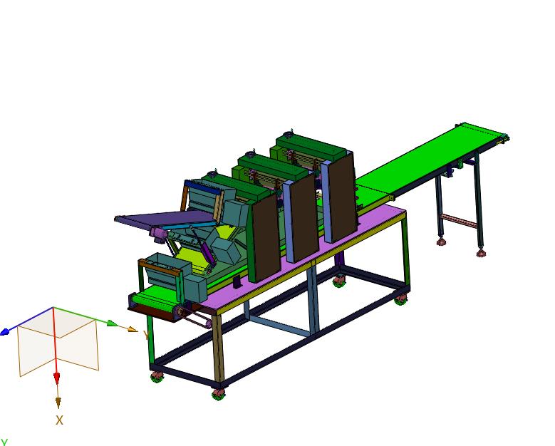 带状面皮生产的自动压面机