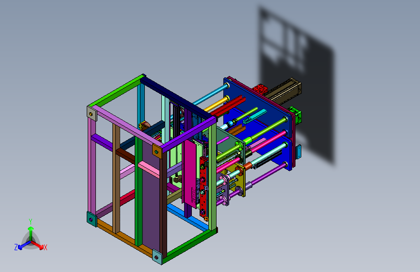 大型塑料下压冲孔设备