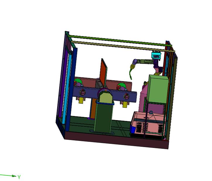 弹簧避震器外周面焊接机