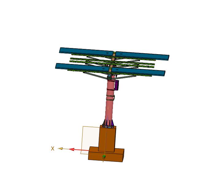 多角度可调光伏跟踪器