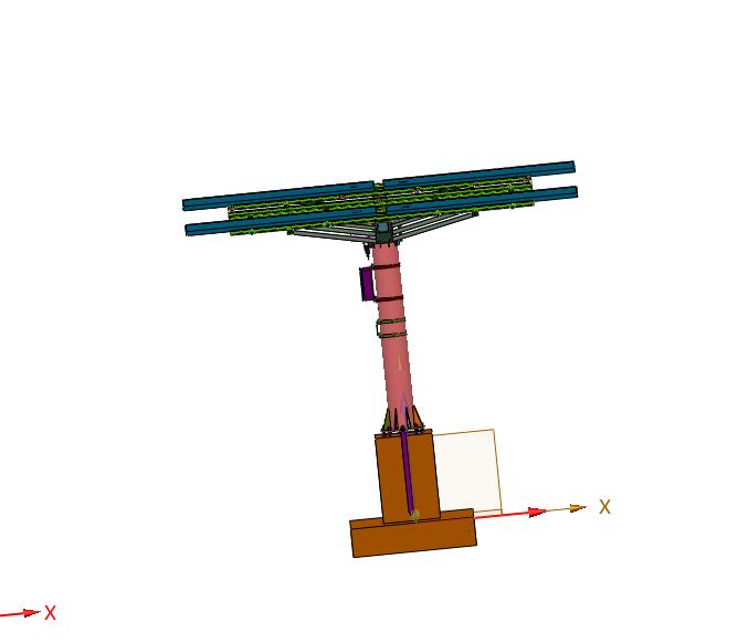 多角度可调光伏跟踪器