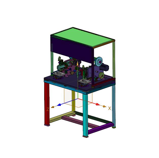 多向同步自动粘胶机