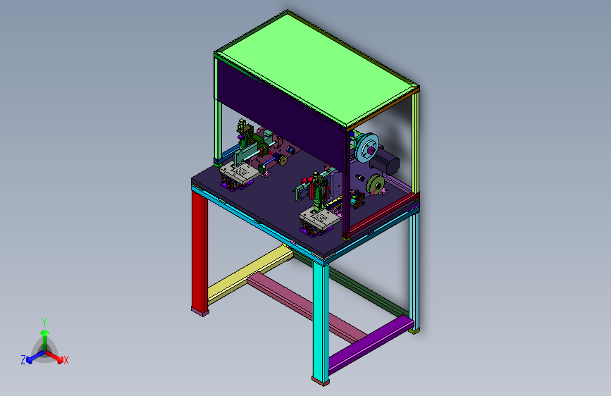 多向同步自动粘胶机
