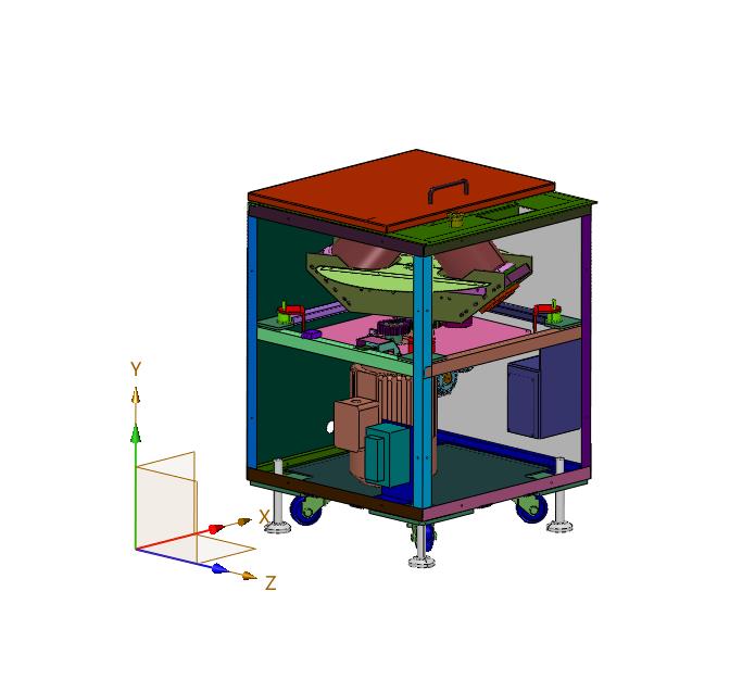 辅助搅拌机构的脱泡机