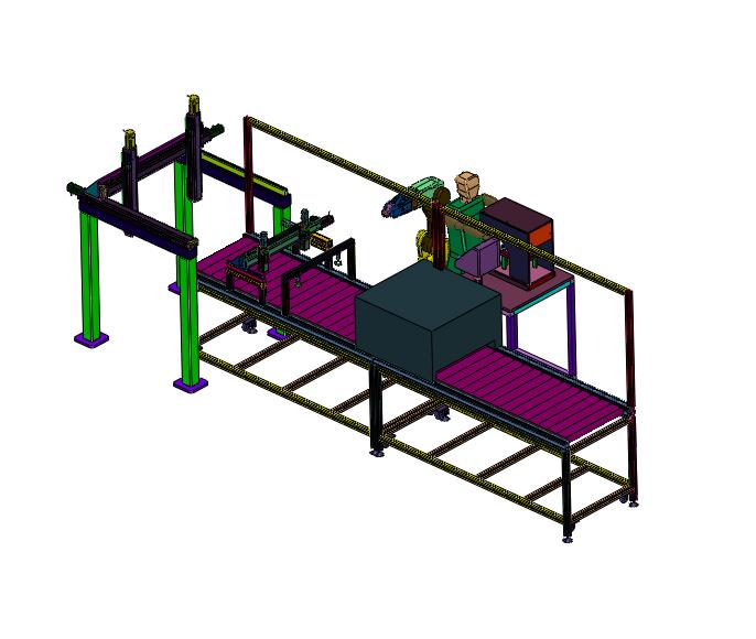 工件在线移印装置