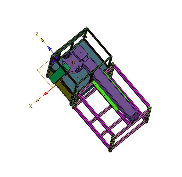 光纤打标旋转工作平台