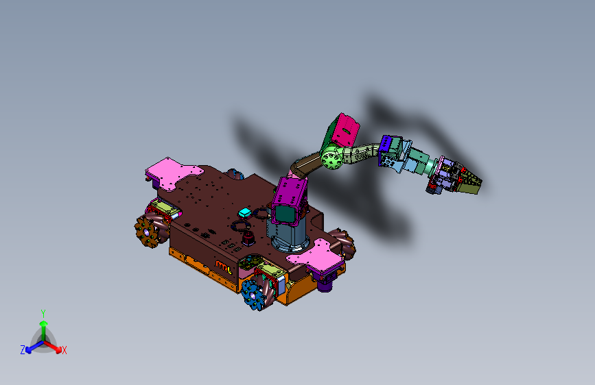 机械臂编程搬运物流机器人