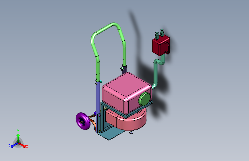 金银花采收机负压吸运装置