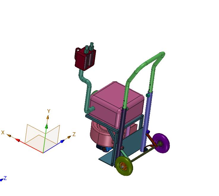 金银花采收机负压吸运装置