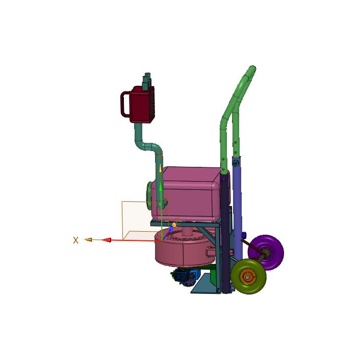 金银花采收机负压吸运装置