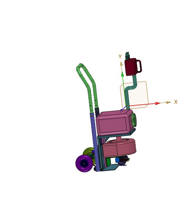 金银花采收机负压吸运装置