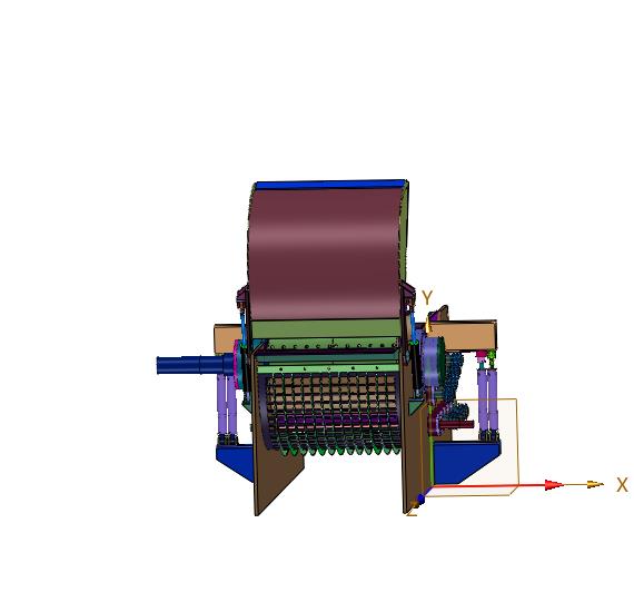 快速切木瓜片的切片机
