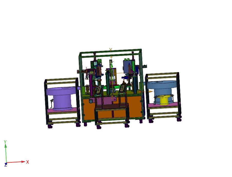 立式转子水泵精准组装平台