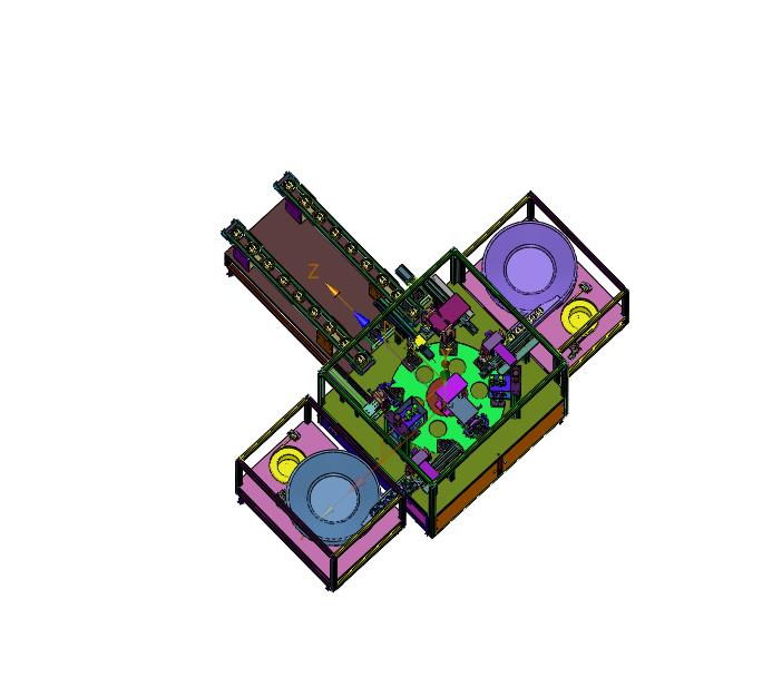 立式转子水泵精准组装平台