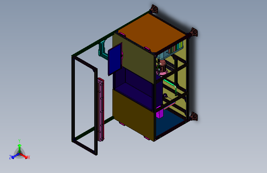 流体检测的试验台