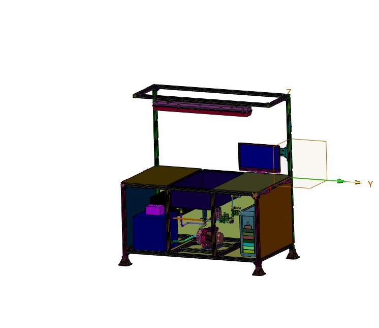 流体检测的试验台