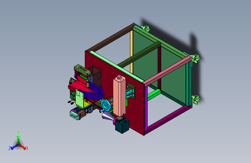 燃气管件打标装置