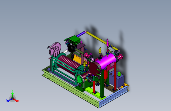伸缩功能的撬装装置