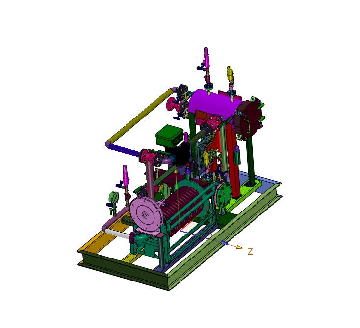 伸缩功能的撬装装置