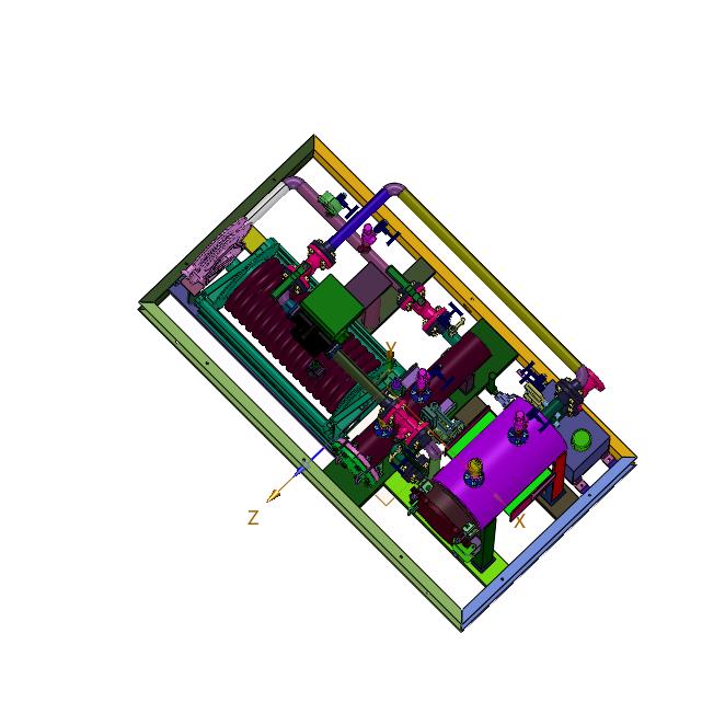 伸缩功能的撬装装置