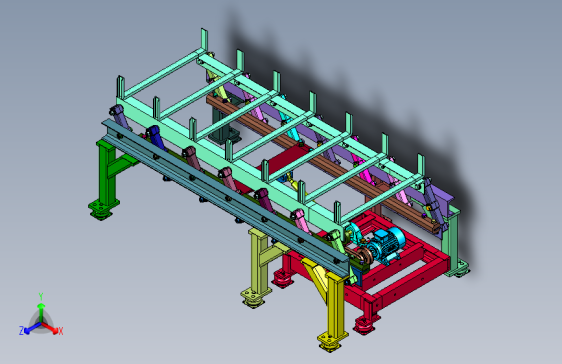 输送机震动式除杂装置