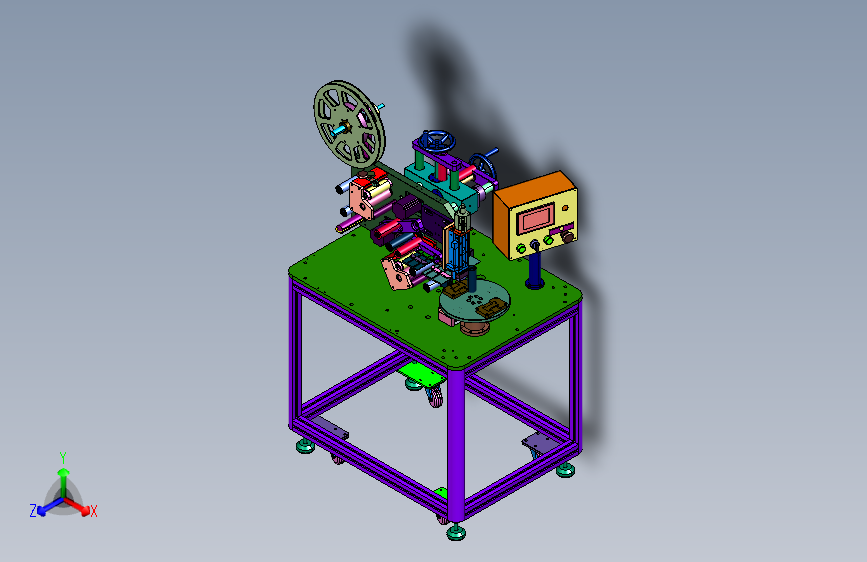 双工位高效型自动贴标装置