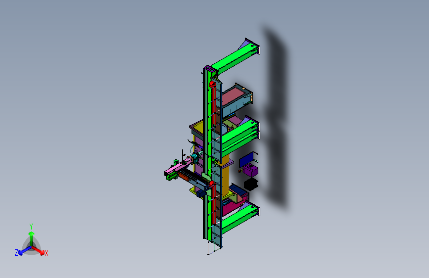 双立柱变位机器人配套辅助设备
