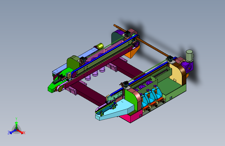双面打磨圆边打磨机