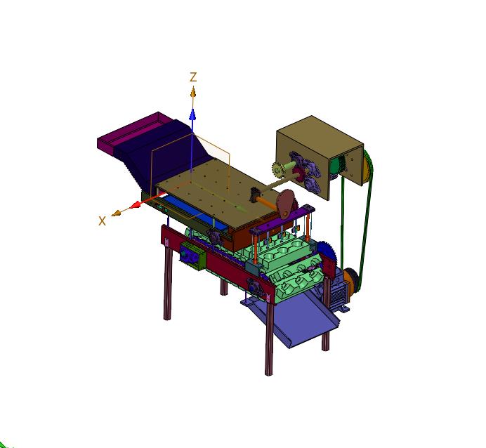 水果自动定向切分去核装置
