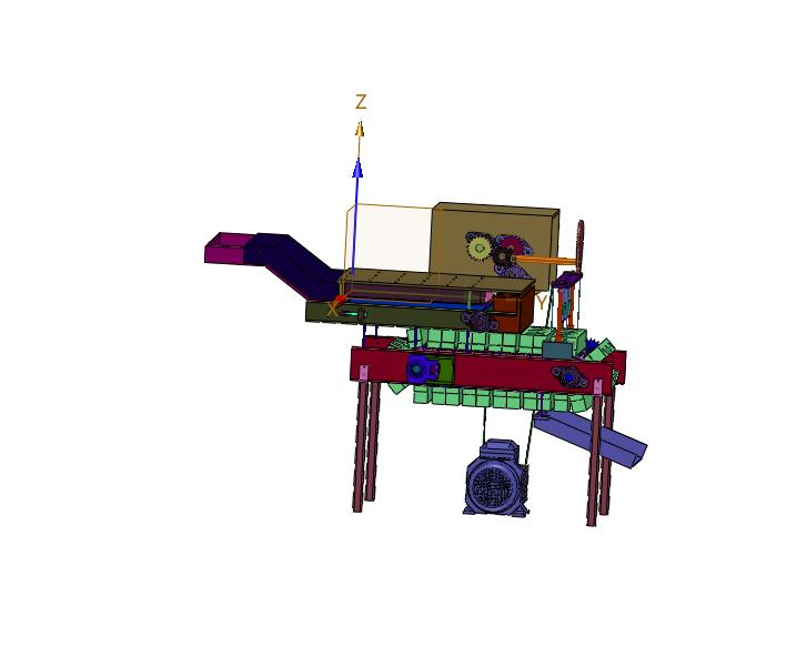 水果自动定向切分去核装置