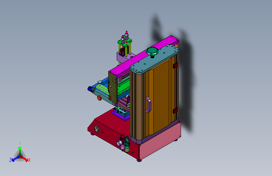 塑料件小型平面丝印机