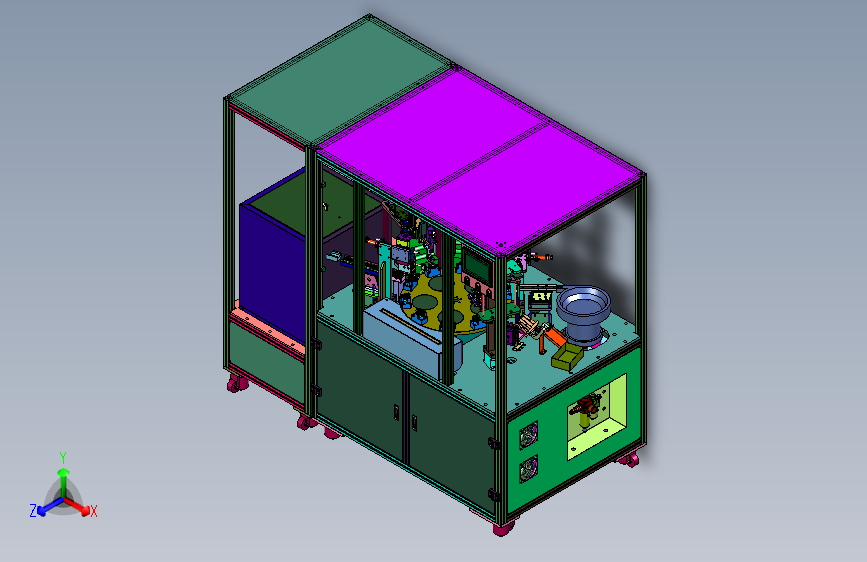 剃须刀头自动组装装置