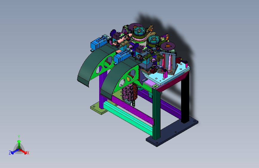 铁芯硅钢片卷绕成型装置