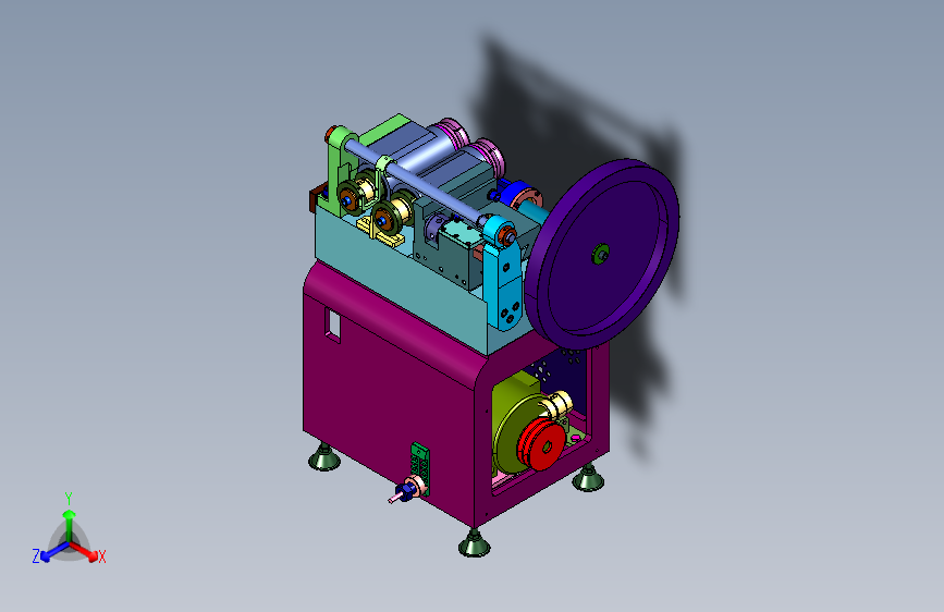 筒体工件加工的自动滚牙机
