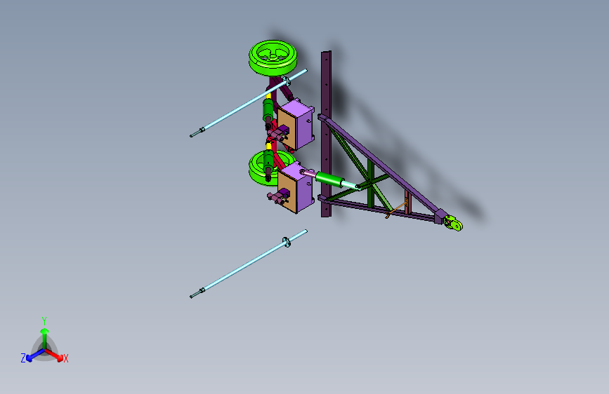 拖式激光控制平地机
