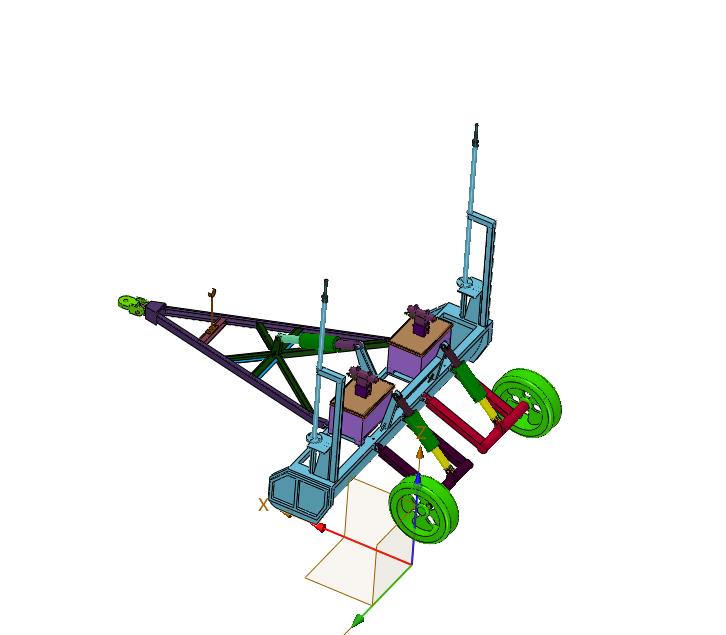 拖式激光控制平地机
