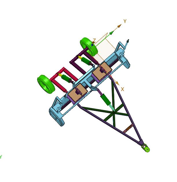 拖式激光控制平地机