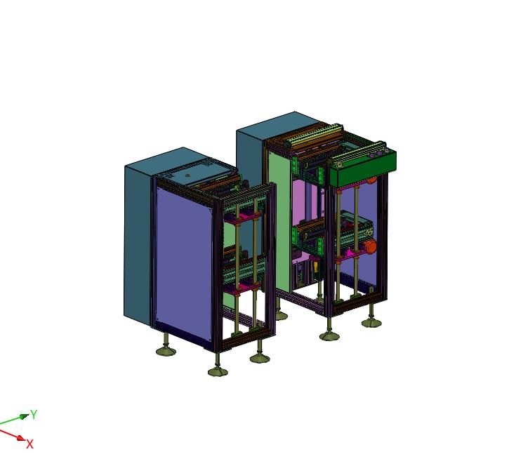 物品输送用容器的升降输送装置