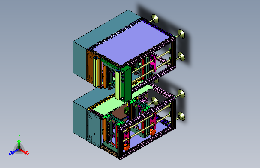 物品输送用容器的升降输送装置