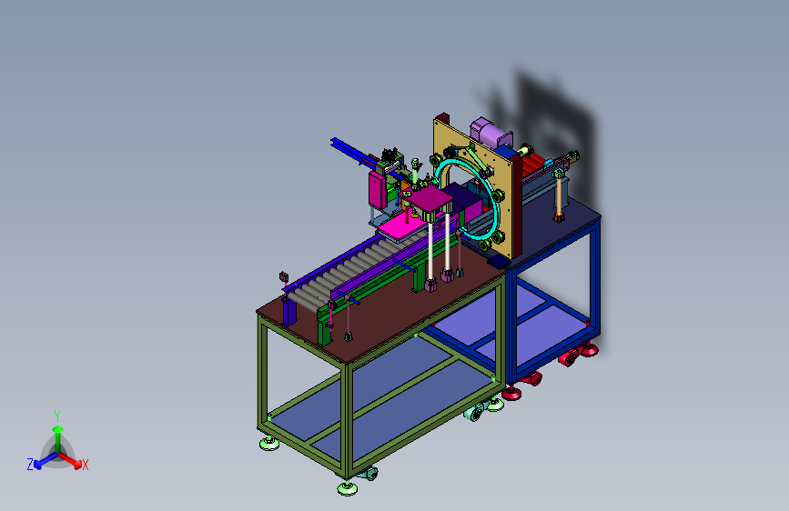 箱子布带旋转缠绕机
