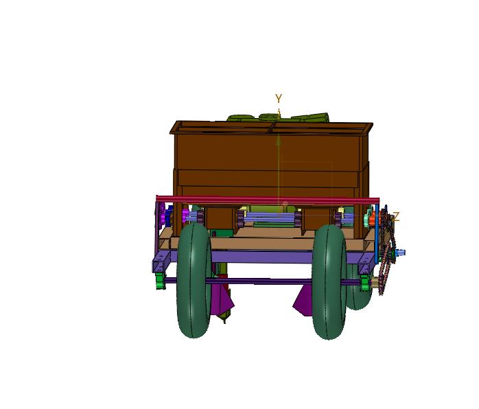 小麦固定垄免耕播种机