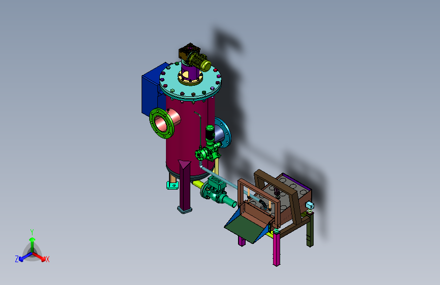 液体过滤式清理机