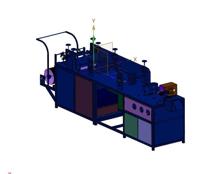 一次性环保卷材鞋套机