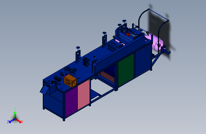 一次性环保卷材鞋套机