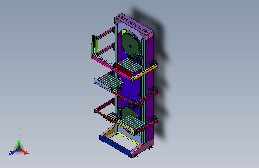 医用箱式物料循环提升机