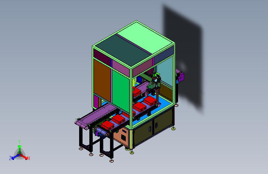 圆形动力电池分选成套设备